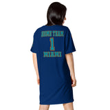 ThatXpression Home Team Miami Jersey Themed T-shirt dress