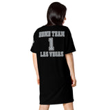 ThatXpression Home Team Las Vegas Jersey Themed T-shirt dress