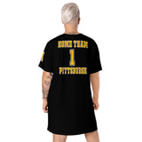 ThatXpression Home Team Pittsburgh Jersey Themed T-shirt dress