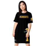 ThatXpression Home Team Minnesota Jersey Themed T-shirt dress