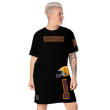 ThatXpression Home Team Washington Jersey Themed T-shirt dress