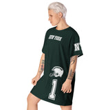 ThatXpression Home Team New York Jersey Themed T-shirt dress