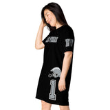 ThatXpression Home Team Las Vegas Jersey Themed T-shirt dress