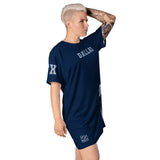 ThatXpression Home Team Dallas Jersey Themed T-shirt dress