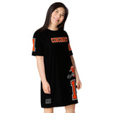 ThatXpression Home Team Cincinnati Jersey Themed T-shirt dress