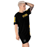 ThatXpression Home Team Pittsburgh Jersey Themed T-shirt dress