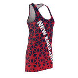 ThatXpression Fashion D'Cut Navy Red New England Designer Tunic Racerback