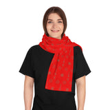 ThatXpression Fashion Elegance Designer V226 Tan Red Scarf