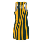 ThatXpression Fashion Green Gold Enlarged Green Bay Racerback Dress