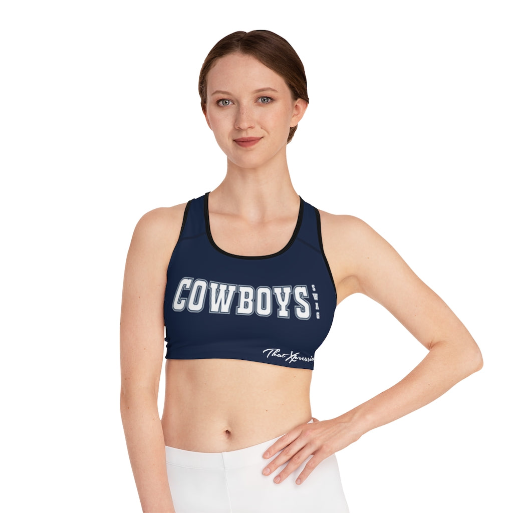 ThatXpression's Cowboy's Sports Themed Sports Bra