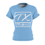 ThatXpression Fashion TX Signature Teal Women's T-Shirt JU23I