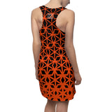 ThatXpression Fashion D'Cut Cincinnati Orange Black Designer Tunic Racerback