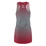 ThatXpression Fashion B2S Gray Red Designer Tunic Racerback Dress