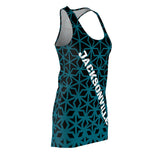 ThatXpression Fashion D'Cut Jacksonville Black Green Designer Tunic Racerback