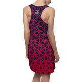 ThatXpression Fashion D'Cut Buffalo Red Navy Designer Tunic Racerback