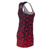 ThatXpression Fashion B2S Wine Navy Designer Tunic Racerback Dress