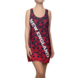 ThatXpression Fashion D'Cut Navy Red New England Designer Tunic Racerback