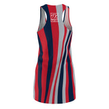 ThatXpression Fashion Navy Red Gray Enlarged New England Racerback Dress