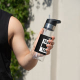 ThatXpression Fashion Fitness Train Hard and Takeover Sport Bottle, 20oz
