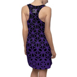 ThatXpression Fashion D'Cut Baltimore Purple Black Designer Tunic Racerback
