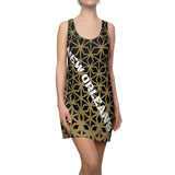 ThatXpression Fashion Black Gold New Orleans D'Cut Tunic Racerback