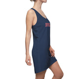 ThatXpression Fashion Buffalo Navy Red Themed Home Team Racerback Dress