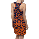 ThatXpression Fashion D'Cut Chicago Blue Orange Designer Tunic Racerback