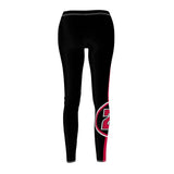 ThatXpression's Black Red bulls 23 Single Striped Spandex Leggings