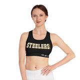 ThatXpression's Steelers Sports Themed Sports Bra