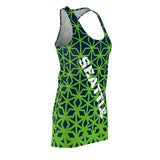 ThatXpression Fashion D'Cut Seattle Navy Gold Designer Tunic Racerback