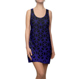 ThatXpression Fashion B2S Purple Black Designer Tunic Racerback Dress