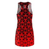 ThatXpression Fashion D'Cut Atlanta Black Red Designer Tunic Racerback