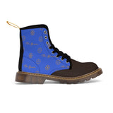 ThatXpression Fashion's Elegance Collection X2 Royal and Brown Men's Boots