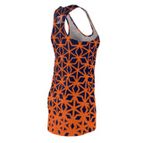 ThatXpression Fashion D'Cut Chicago Blue Orange Designer Tunic Racerback