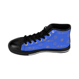 ThatXpression Fashion's Elegance Collection Royal and Tan Men's High-top Sneakers