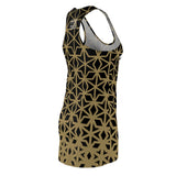ThatXpression Fashion Black Gold New Orleans D'Cut Tunic Racerback