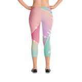 ThatXpression Fashion Fitness Broken Mirror Gym Capri Leggings