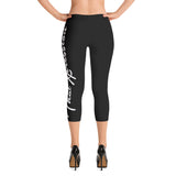 Capri Leggings Black/White by ThatXpression - ThatXpression