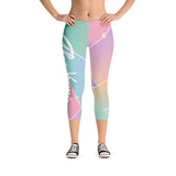 ThatXpression Fashion Fitness Broken Mirror Gym Capri Leggings