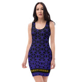 ThatXpression Fashion Fitness Multi Colored Diamond Baltimore Fan Dress