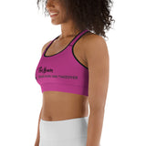 ThatXpression Fashion Gym Fitness Lady Fit Takeover Purple Gym Workout Sports Bra