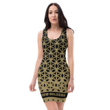 ThatXpression Fashion Fitness Multi Colored Diamond New Orleans Fan Dress