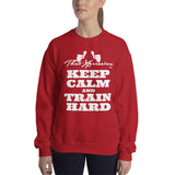 Keep Calm And Takeover Fitness Casual Gym Workout Unisex Sweatshirt