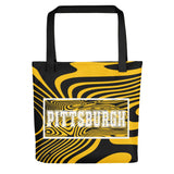ThatXpression Designer Swirl His & Hers Pittsburgh Sports Themed Skater Dress