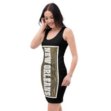 ThatXpression Designer Swirl His & Hers New Orleans Sports Fitted Dress