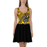 Fashionable colorful sporty casual skater dress