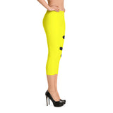 Capri Leggings Yellow/Black by ThatXpression - ThatXpression