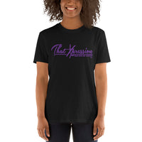 ThatXpression Fashion Fitness Stylish Purple Train Hard Gym Workout T-Shirt