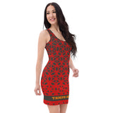 ThatXpression Fashion Fitness Multi Colored Diamond Tampa Bay Fan Dress
