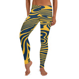 ThatXpression Fashion Designer Los Angeles Theme Swirl Leggings